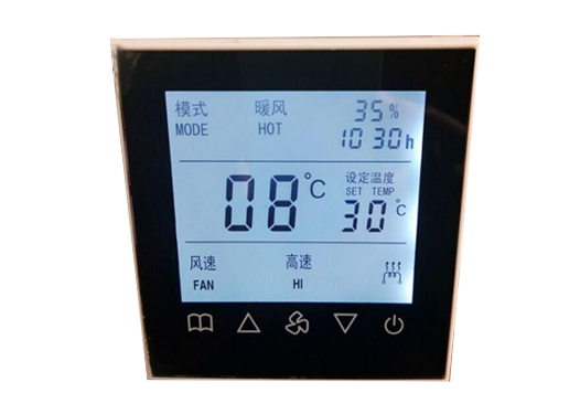 触摸屏风机盘管温控器